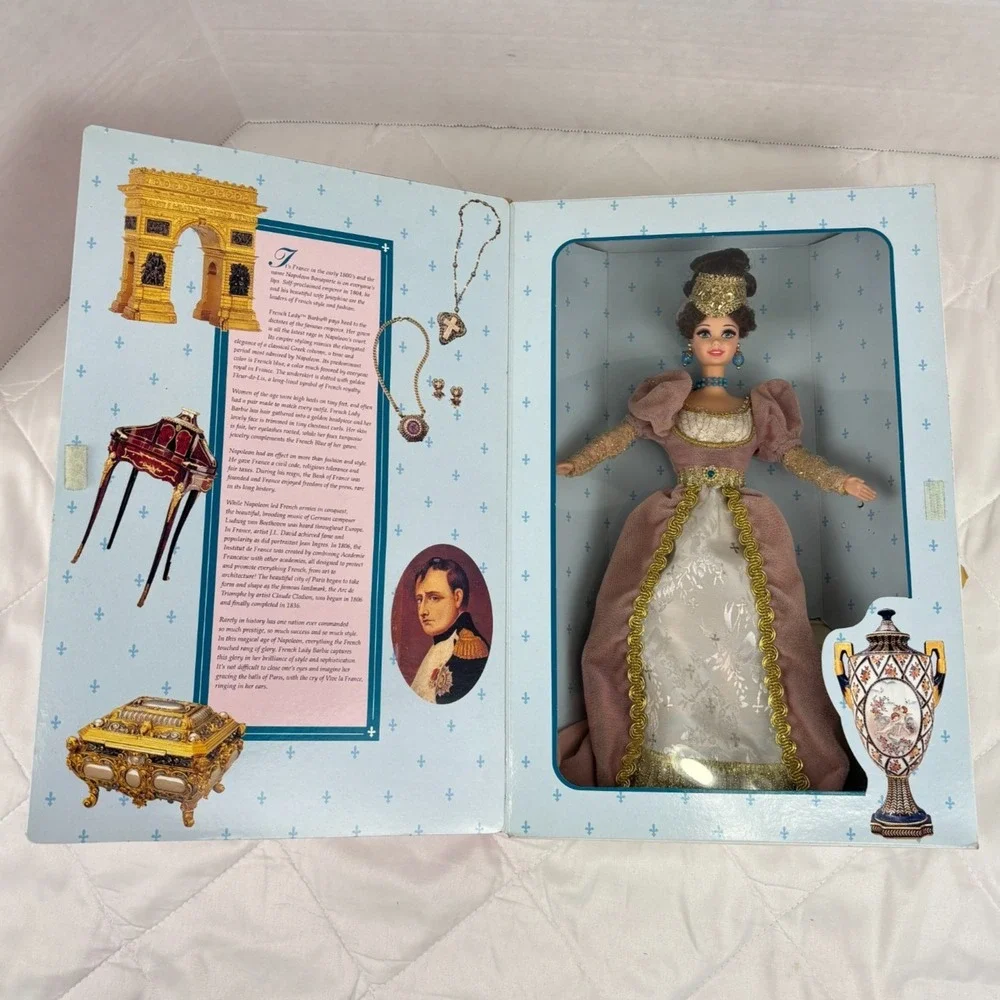 1996 Barbie Great Eras French Lady Collector Edition‎ Doll w Box 16707
